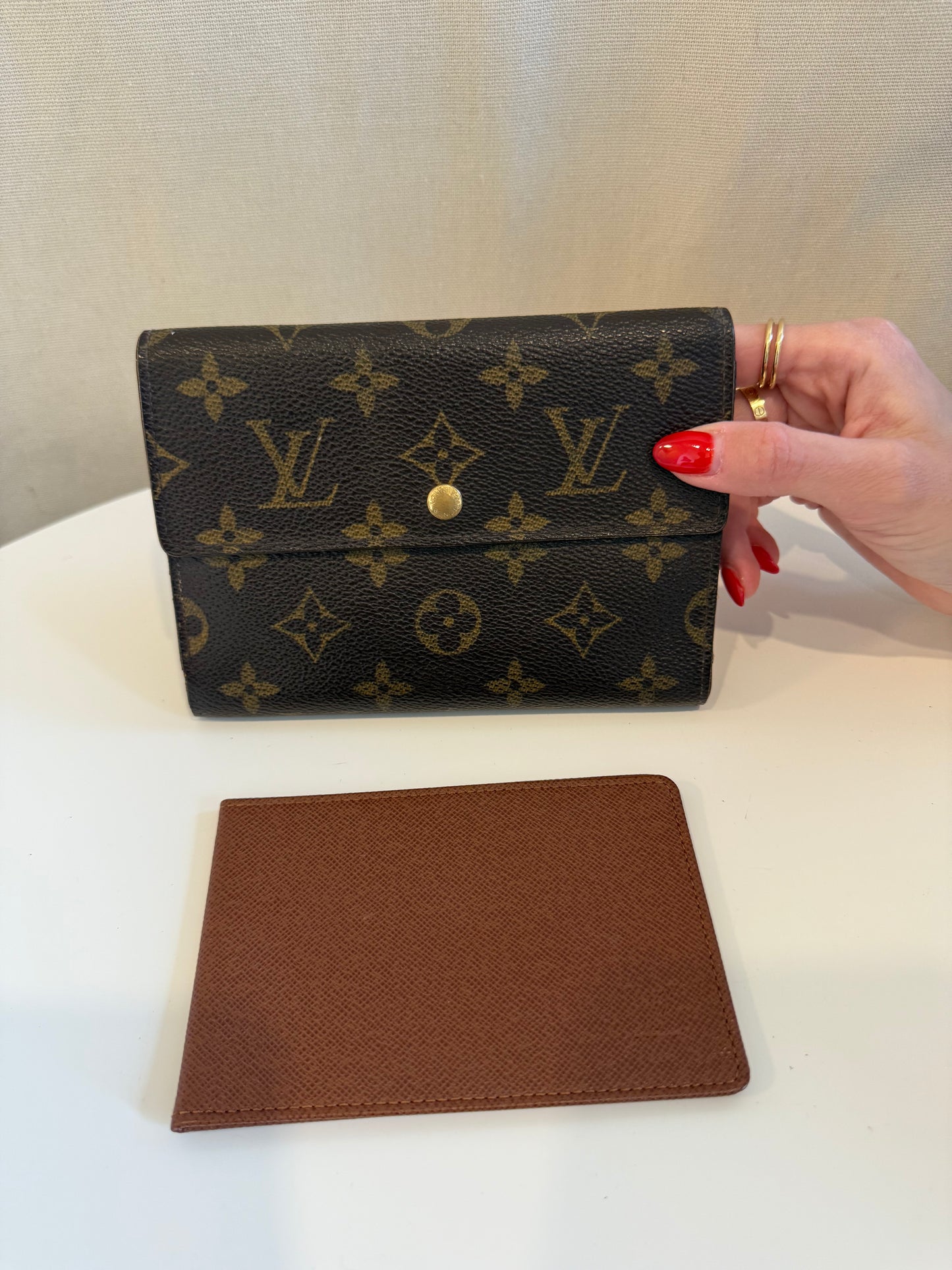 Louis Vuitton monogram tresor wallet with original cardholder !