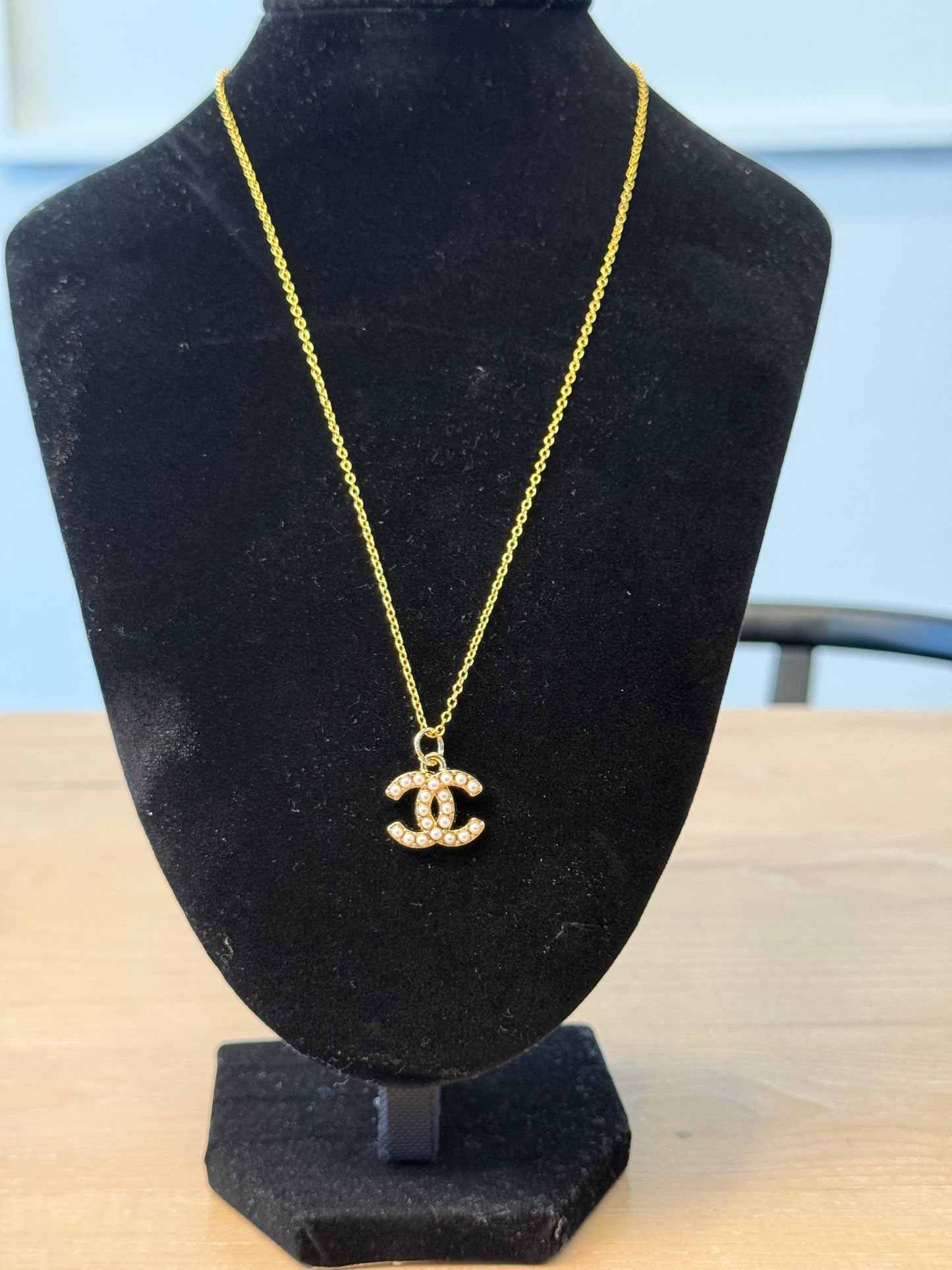 Upcycled 18inch Chanel necklace ! Only 1