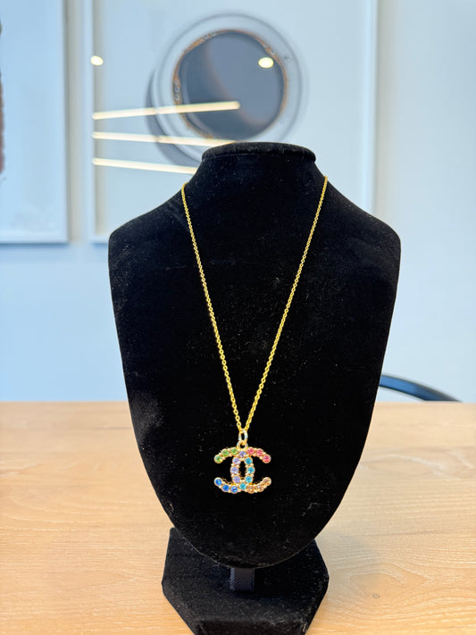 Upcycled 18inch Chanel necklace ! Only 1