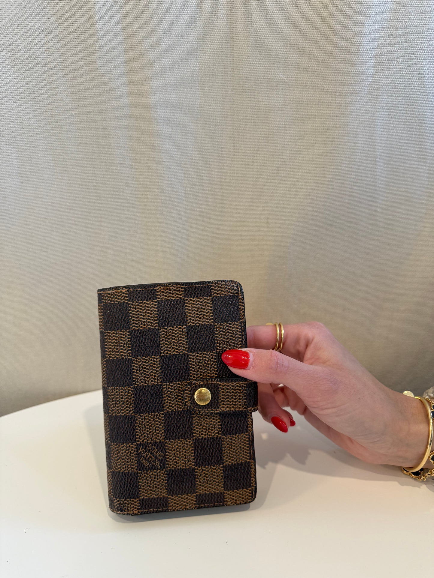 Louis Vuitton damier ebene koala wallet retail $900