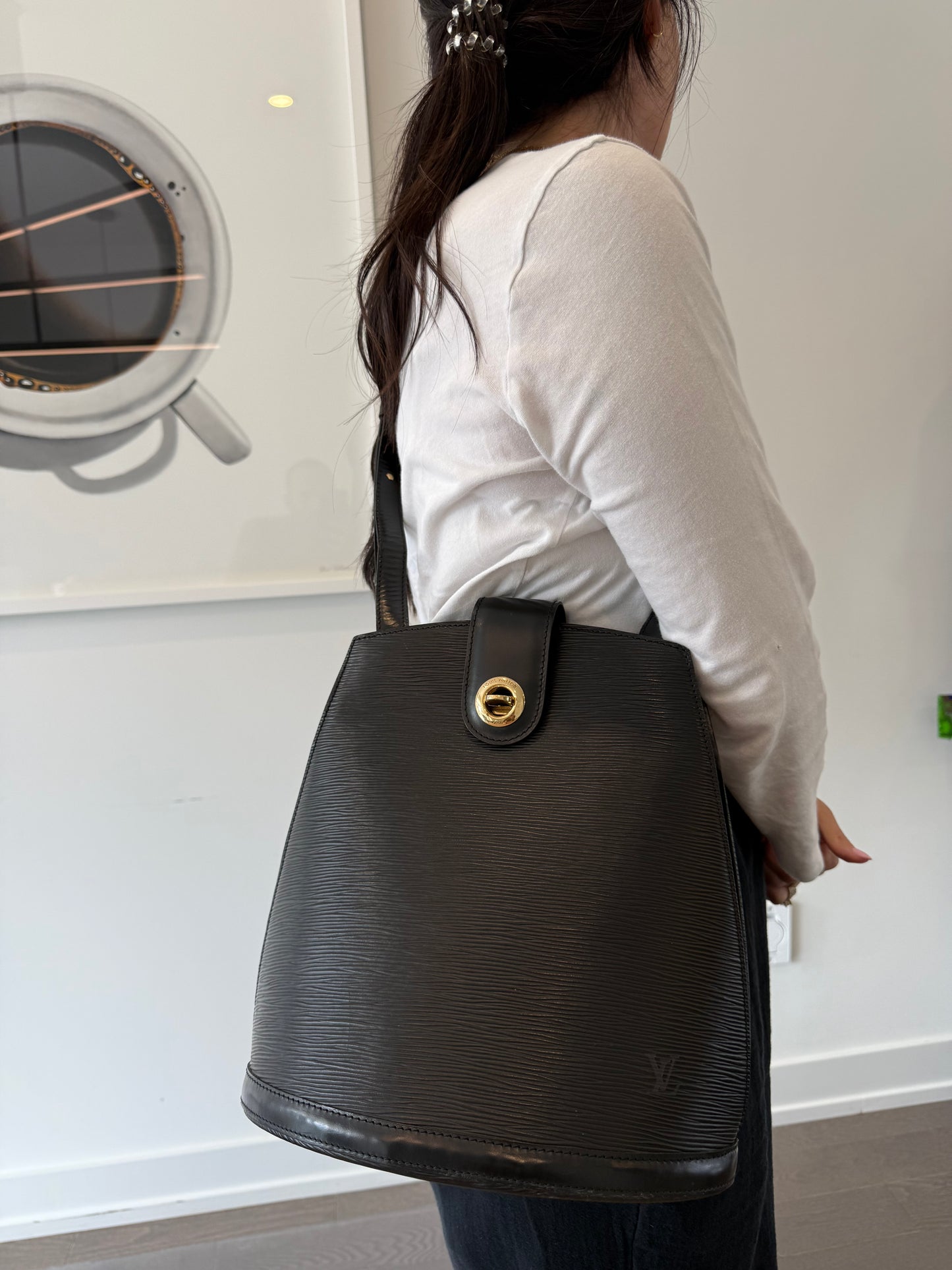 Rare Louis Vuitton Sac de Paul epi strap crossbody shoulder bag