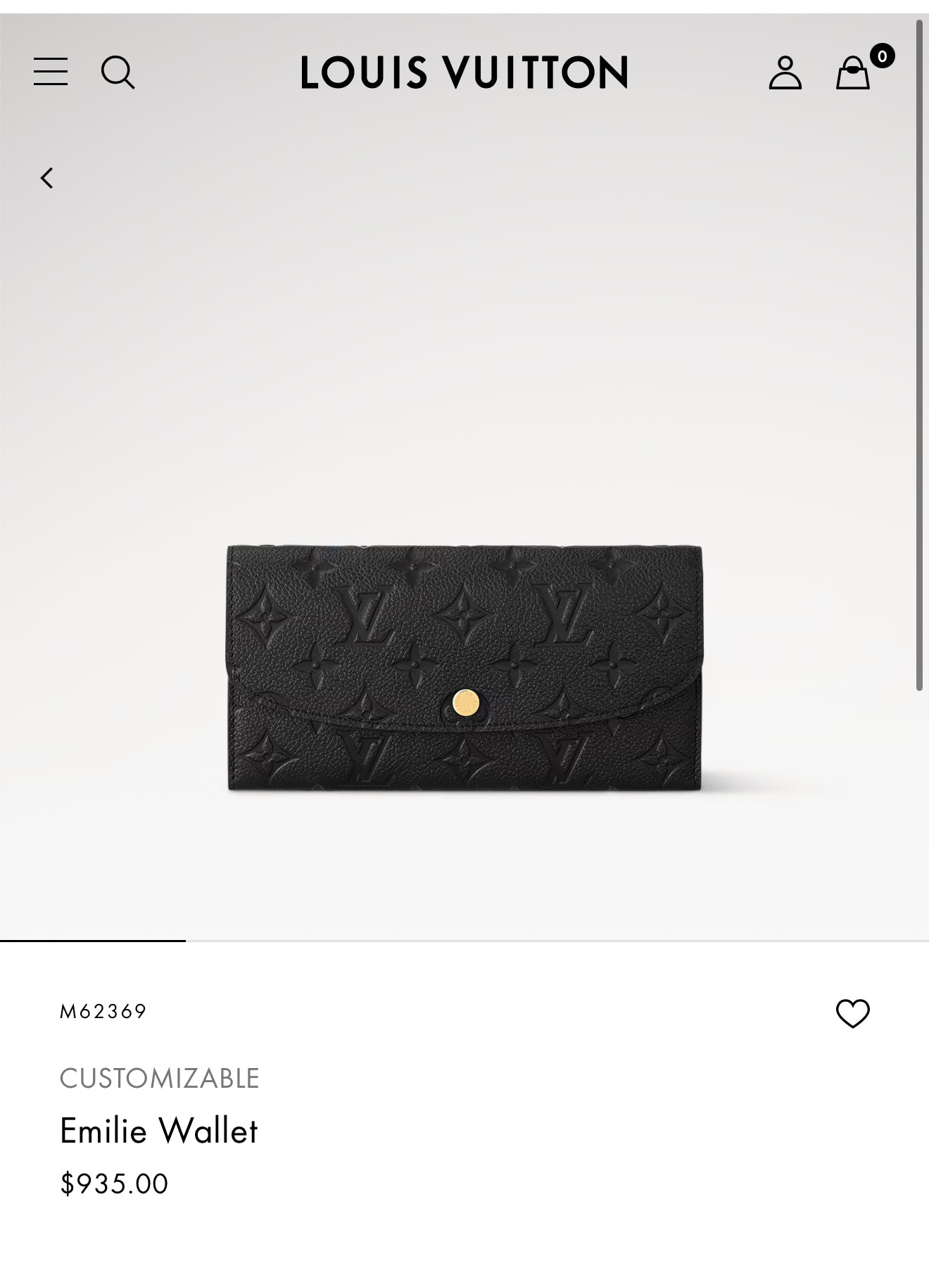 Louis Vuitton Sarah empriente navy wallet with added strap and original dustbag ! Fits phones cards cash coins Keys retail is over $1000