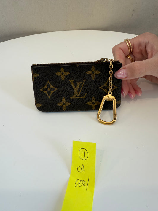 Louis Vuitton Cles monogram coin and card pouch