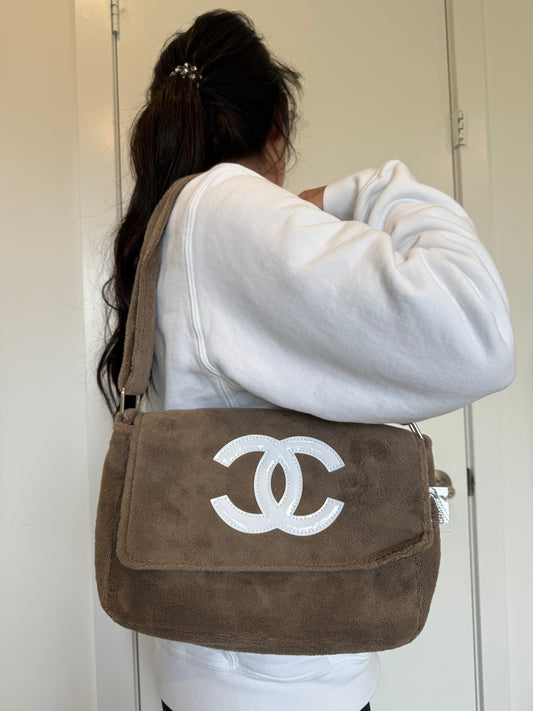 Like new rare Chanel precision sports line crossbody shoulder magnetic closure bag fits wallets keys makeup phones etc
