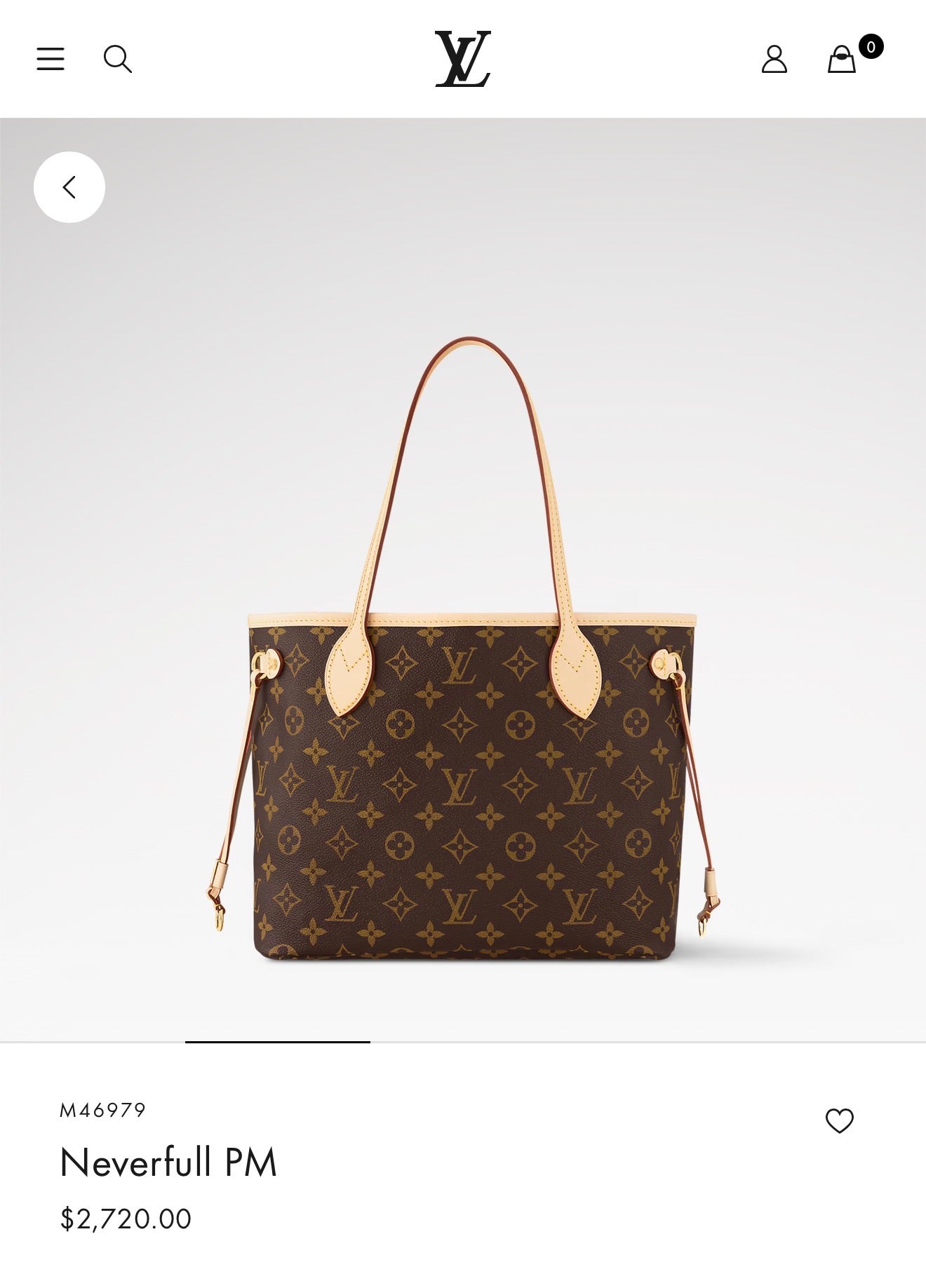 Authentic Louis Vuitton Neverfull PM in dustbag! Gorgeous condition! $2700+tax retail