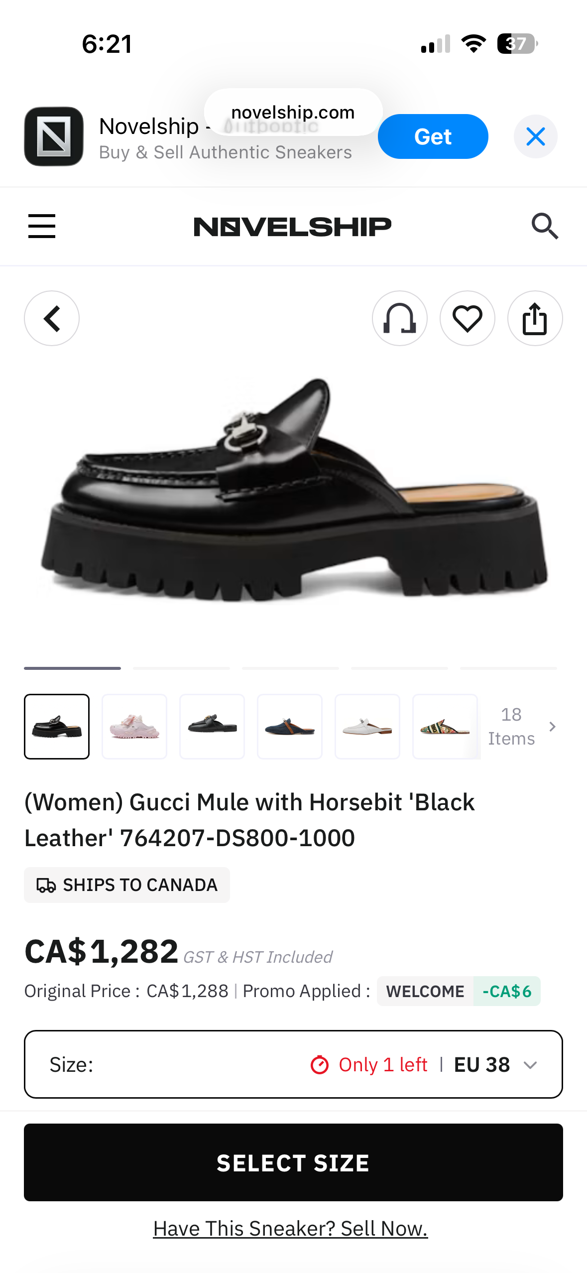 Authentic Gucci Black/ Silver Patent Leather Mule Horsebit brand new in dustbag women’s size 38! Client paid over $1500 with tax ! Never worn !