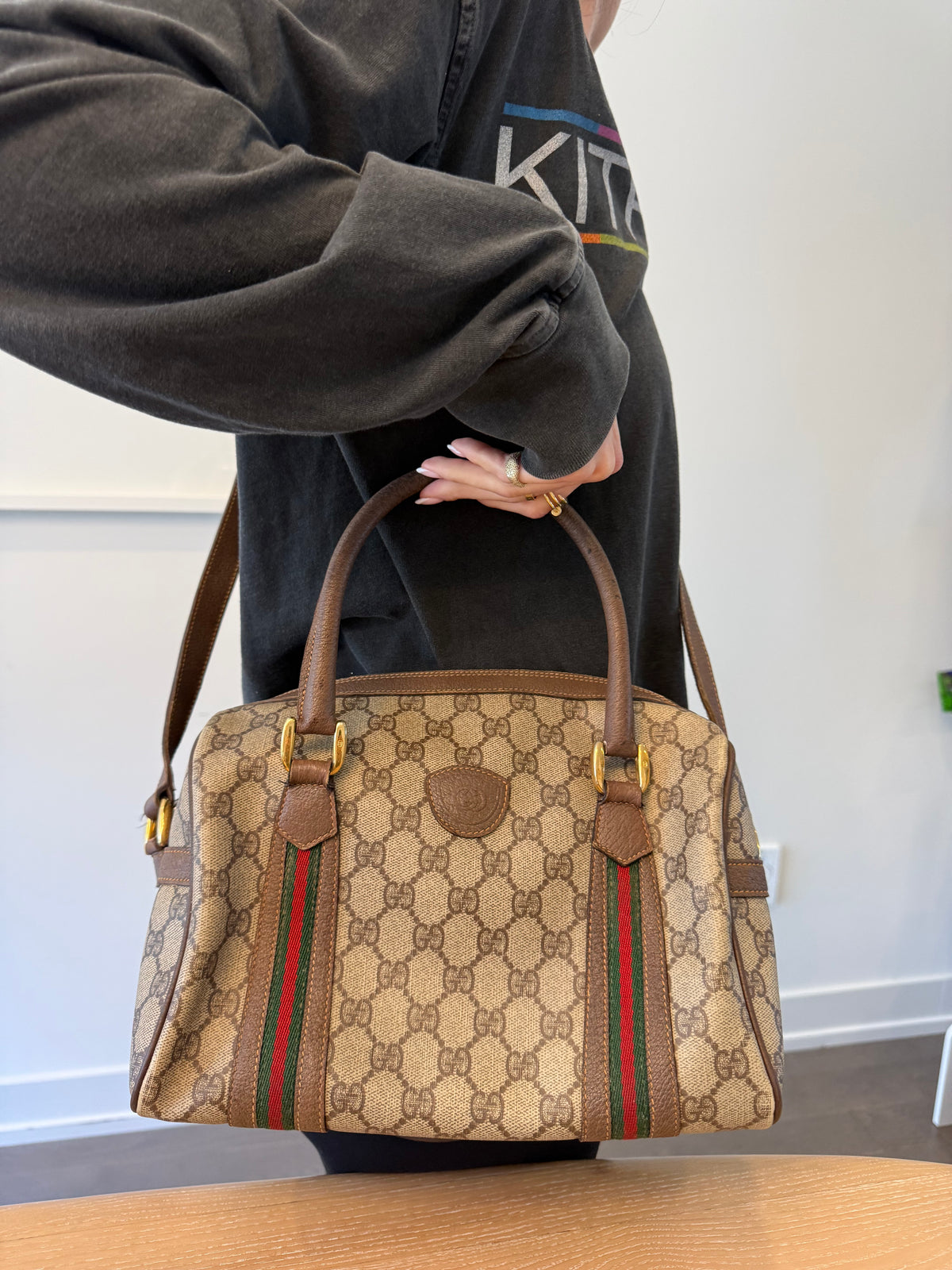 Authentic Gucci Ophidia speedy bandolier in absolute gorgeous vintage condition inside and out !! Retail $3009
