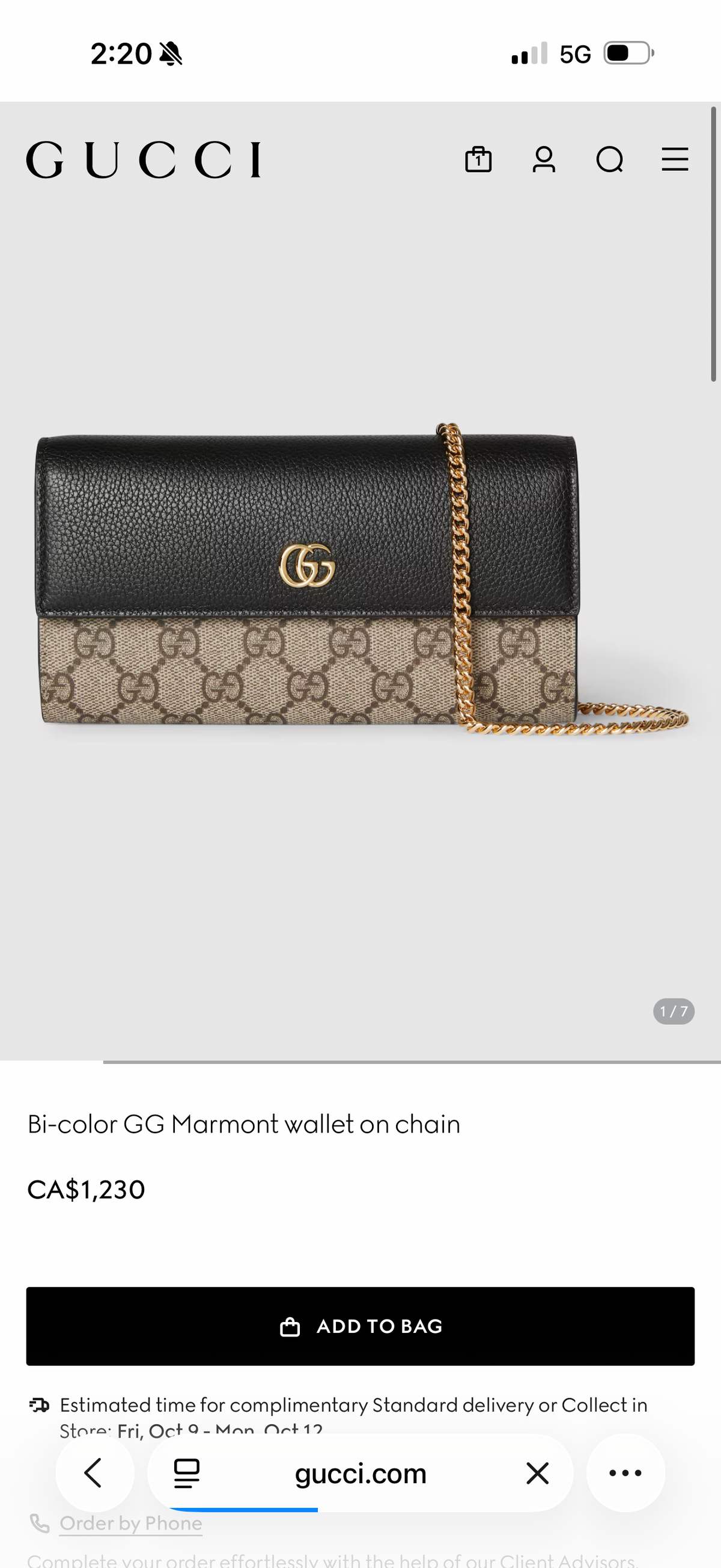 Authentic Gucci supreme marmont nude wallet with added removeable strap like new in box retail $1310 plus tax fits all phones