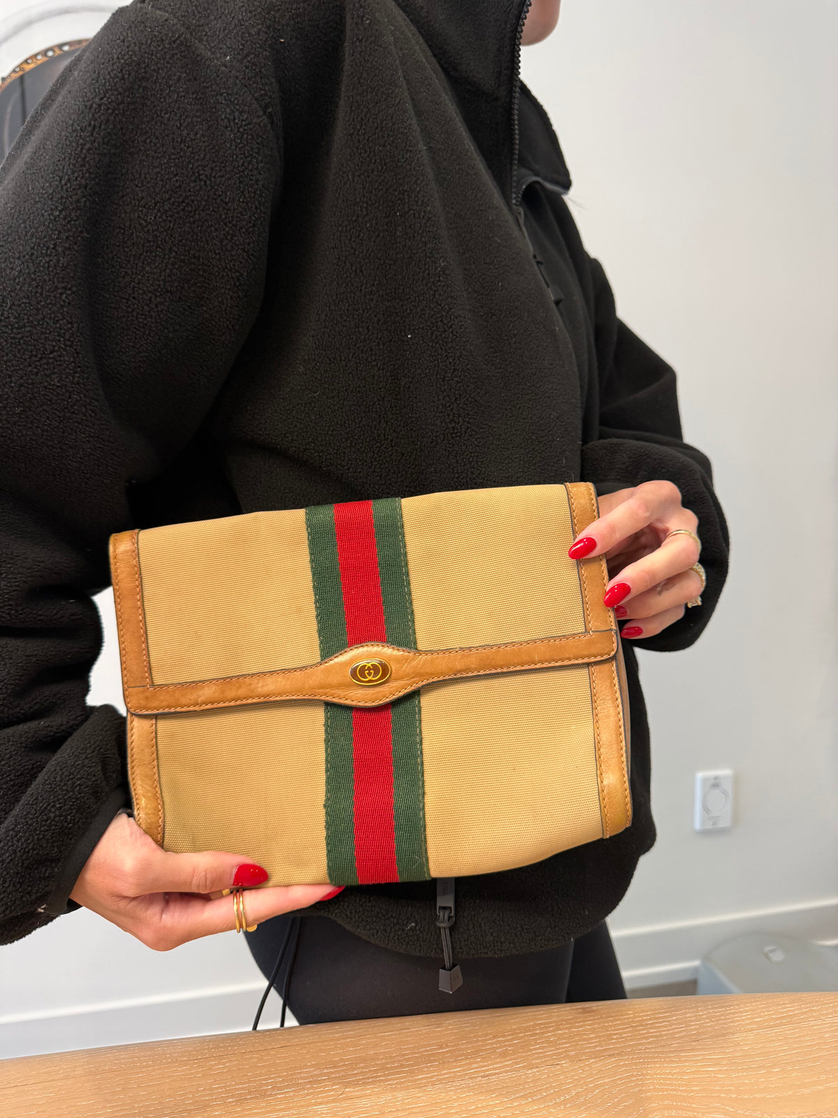 Authentic Gucci Ophidia clutch cheap durable and rare