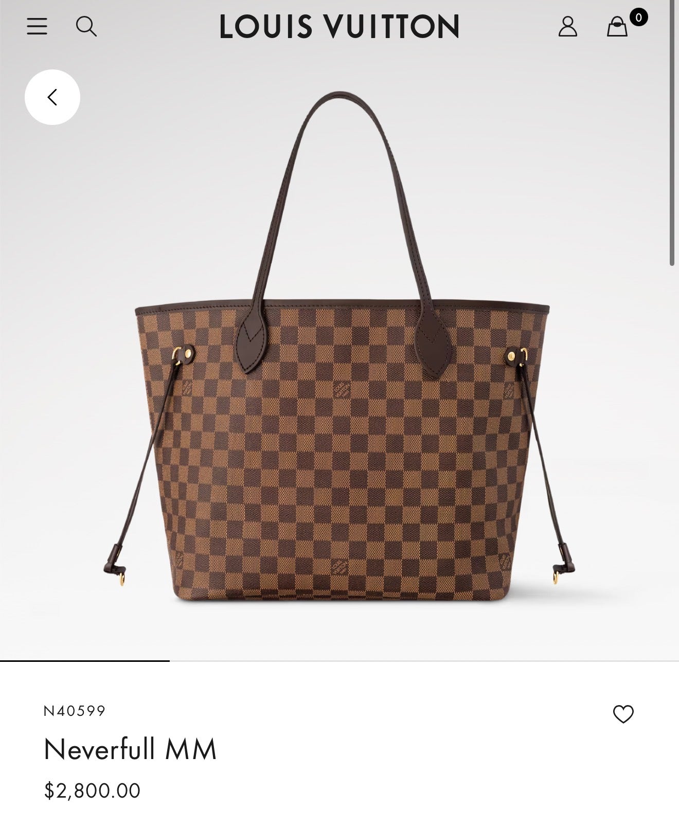 Authentic Louis Vuitton Damier Ebene Neverfull MM with matching coin cles pouch free ! Neverfull has no rips or tears on trim inside is spotless please watch the video retail is $2800 plus tax !