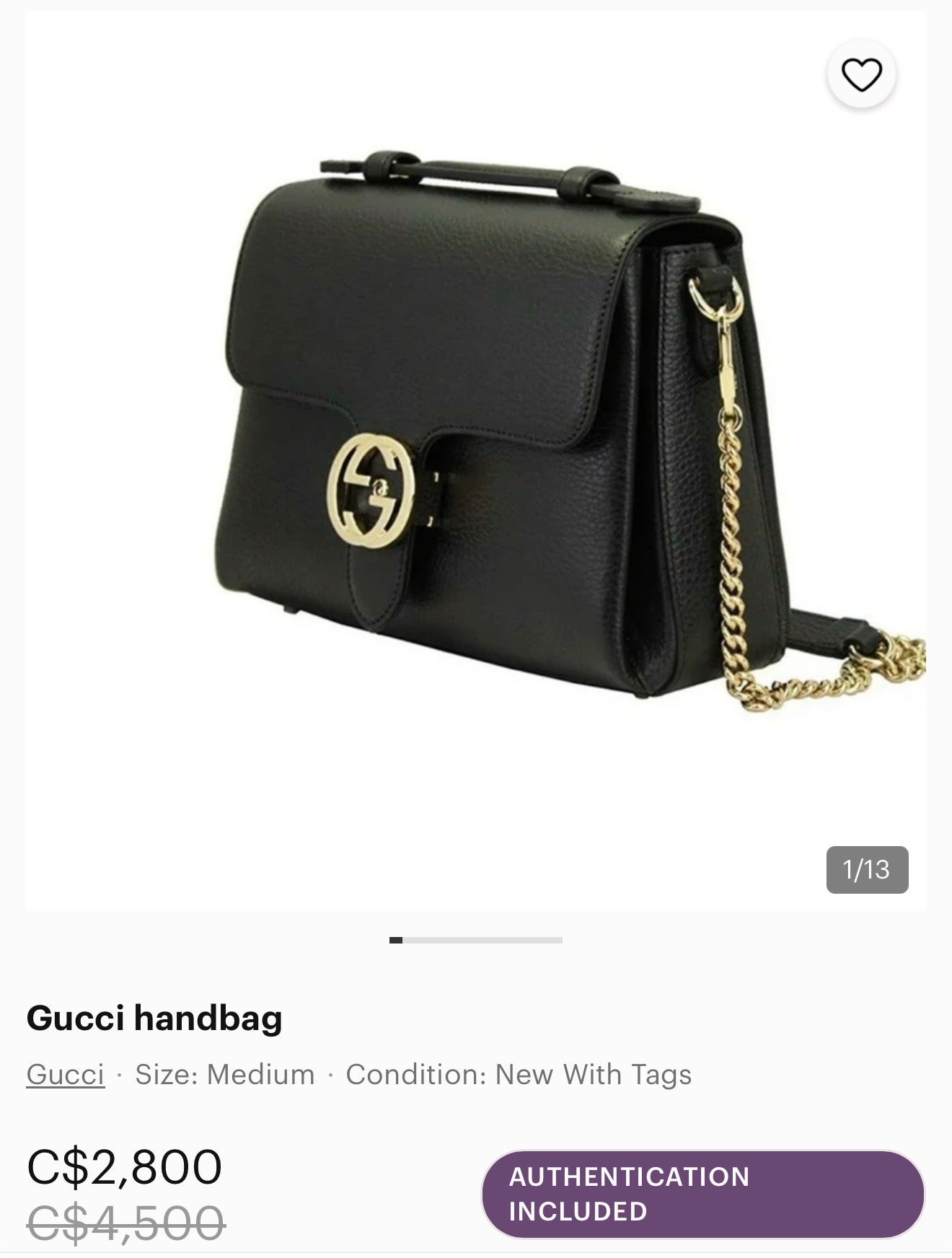 Authentic Gucci SoHo top handle disco crossbody bag with original crossbody strap in pristine preloved condition! Retail is over $3000 fits phones wallets keys makeup etc 60% off retail