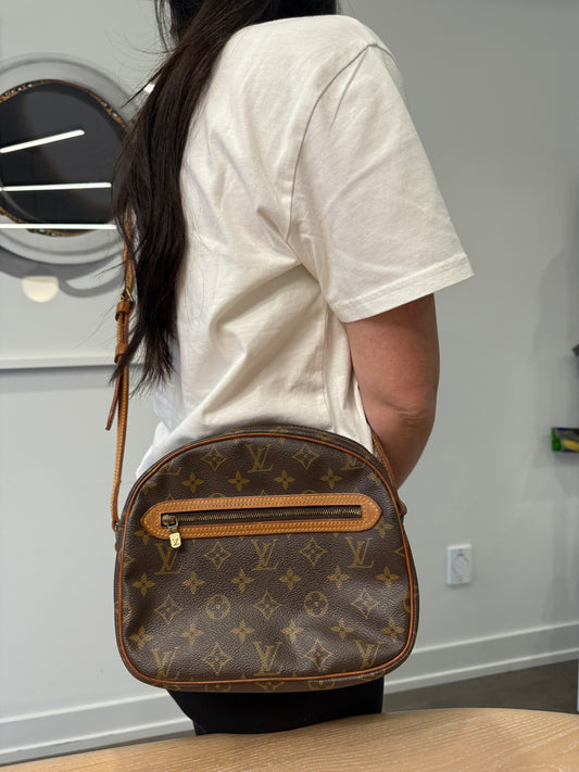 Rare Louis Vuitton Sac Senlis adjustable strap crossbody fits phones wallets keys etc