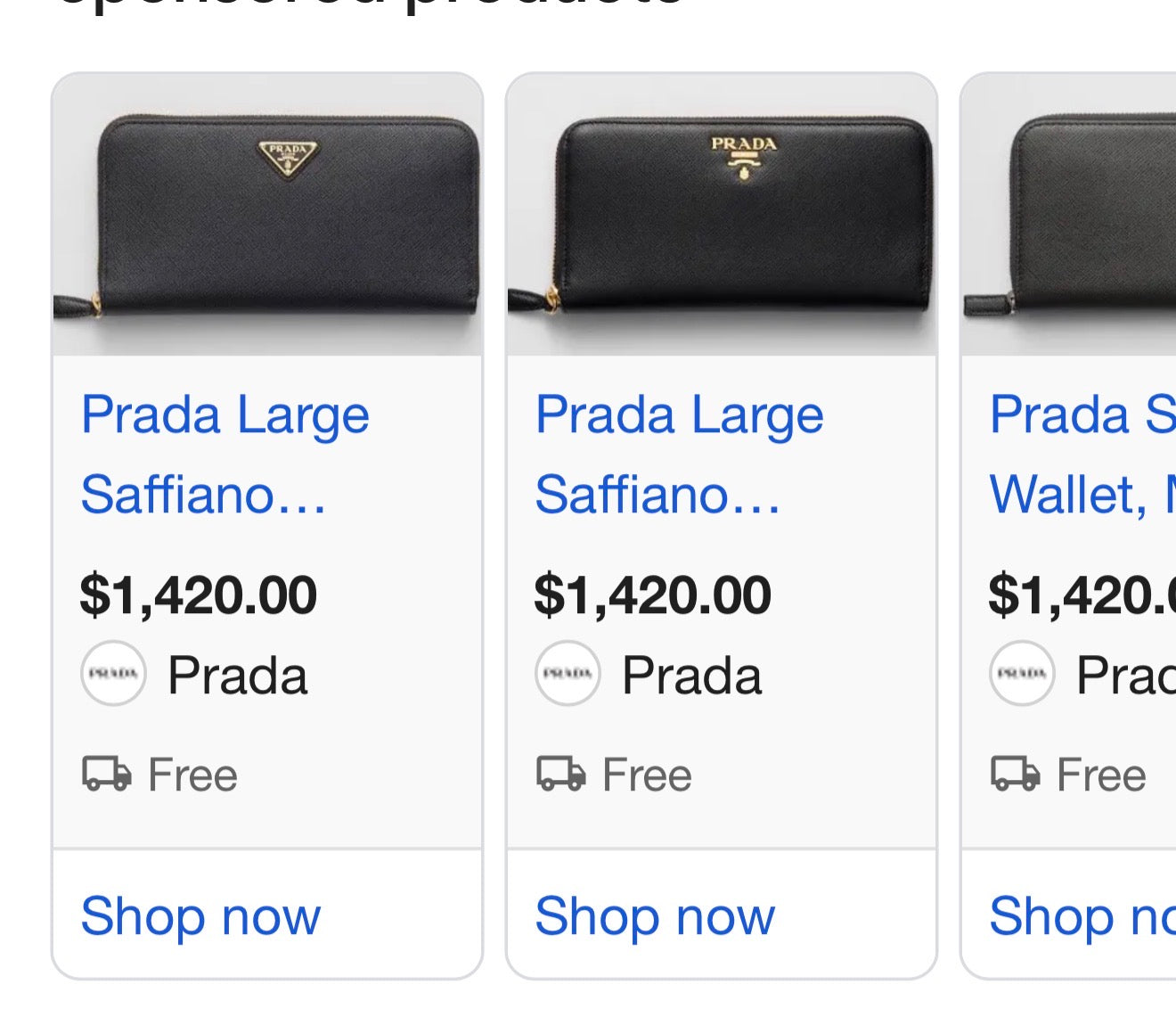 Authentic Prada saffiano zip around wallet retail $1500 zip around doesn’t work other then that clean!