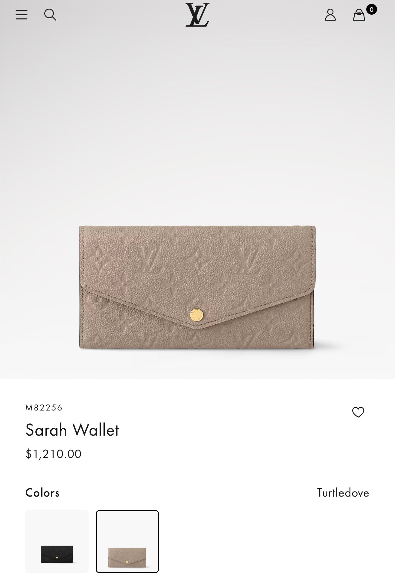 Authentic Louis Vuitton Sarah empriente wallet with insert and dustbag plus added removeable strap! Retail $1210+ tax ! 50% off retail and she’s clean!