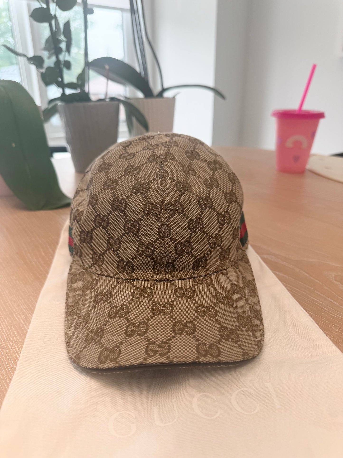 Authentic Gucci Ophidia Adjustable Velcro strap unisex hat retail $740 plus tax in stores now! Pristine condition