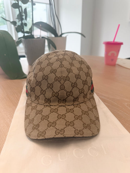 Authentic Gucci Ophidia Adjustable Velcro strap unisex hat retail $740 plus tax in stores now! Pristine condition