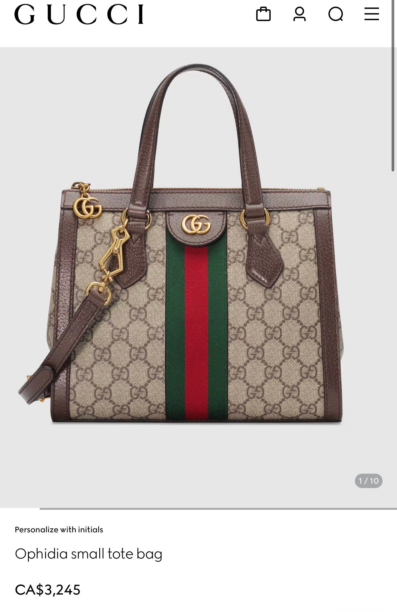 Authentic Gucci Supreme Top Handle Ophidia Speedy Bandolier with bi colour original adjustable strap Crossbody Strap! Current $3245+ tax . Limited edition set !