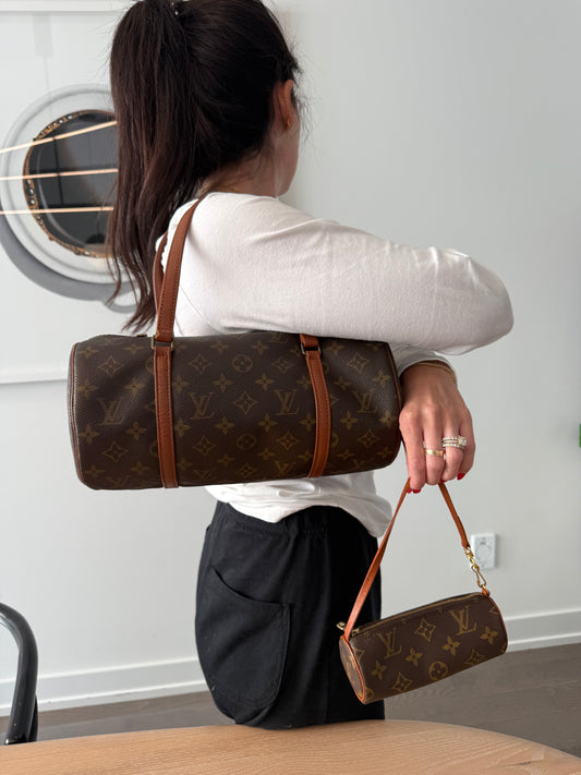 Louis Vuitton monogram papillon set with mini papillon in the cleanest preloved condition I could possibly get !