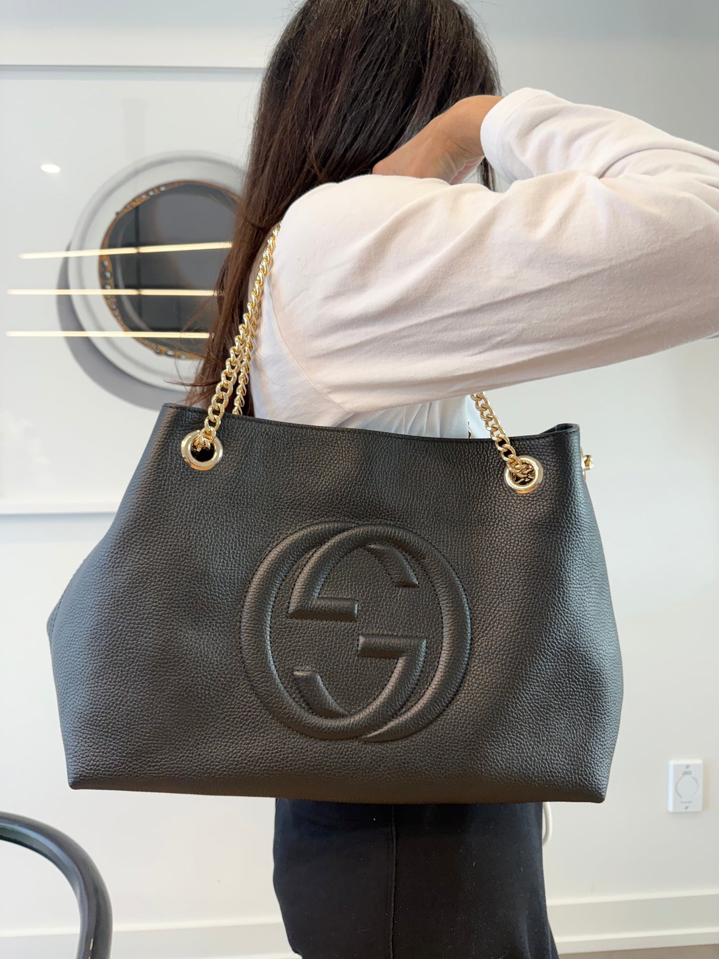Authentic Gucci SoHo Brand New Shoulder Tote ! Not one mark inside or out !!!
