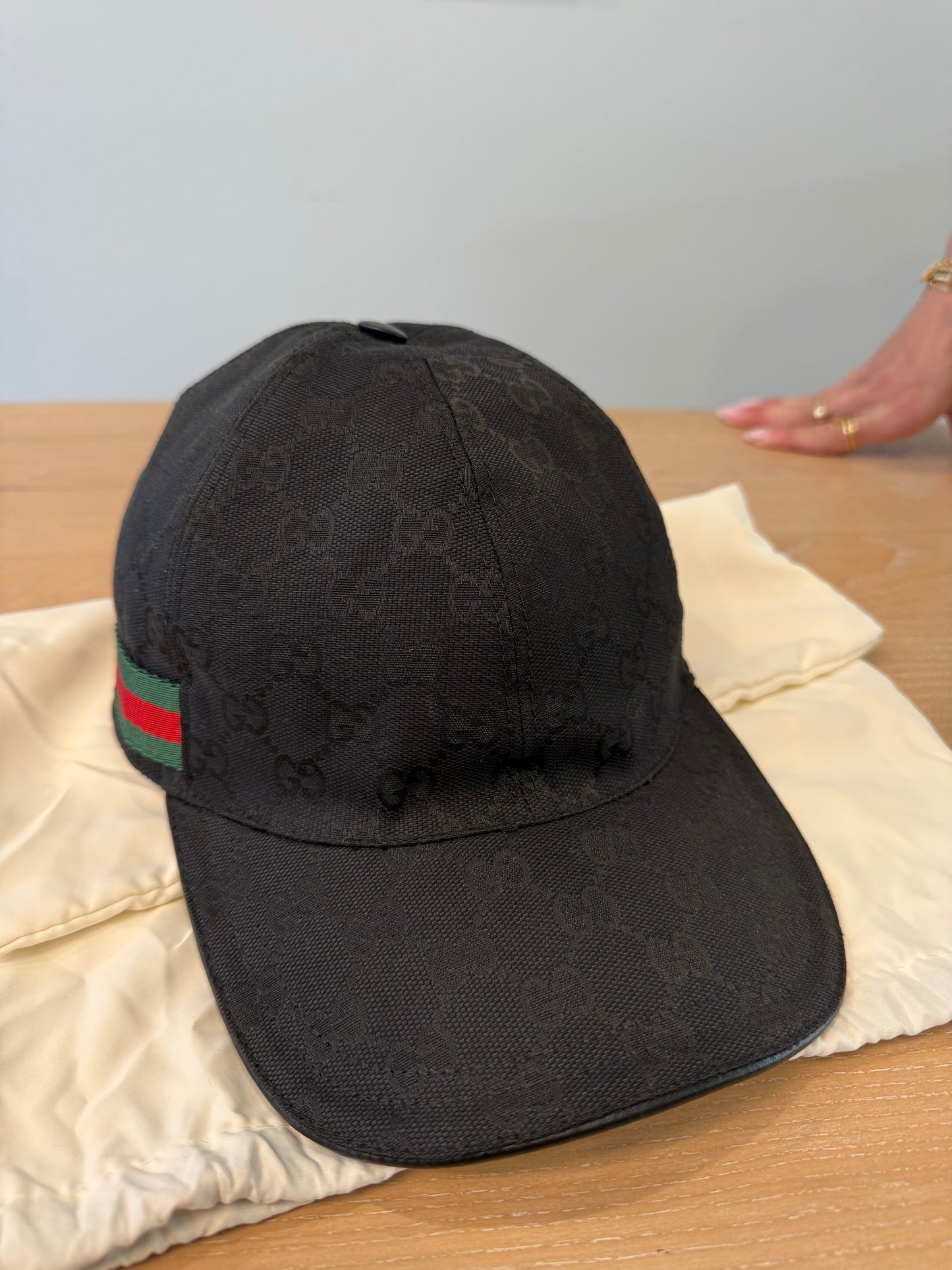 Authentic Gucci Black Ophidia Unisex hat in dustbag ! Brand new condition client tried her on. Paid $740+ tax in dustbag !