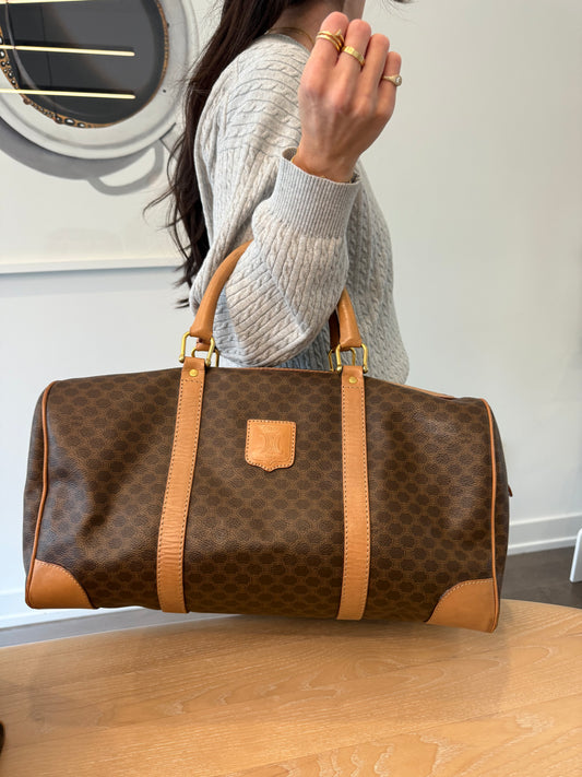 Celine macadam top handle carryon daily duffle speedy bag with matching insert in absolute stunning preloved condition!